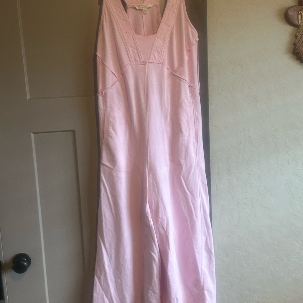 Velvet Pink Jumpsuit